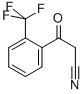 3-氧代-3-(2-三氟甲基苯基)丙腈 结构式