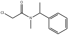 2-CHLORO-N-METHYL-N-(1-PHENYLETHYL)ACETAMIDE 结构式