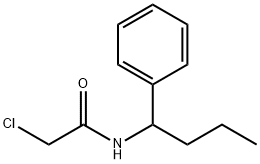 2-CHLORO-N-(1-PHENYLBUTYL)ACETAMIDE 结构式