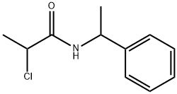 2-CHLORO-N-(1-PHENYLETHYL)PROPANAMIDE 结构式