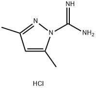 3,5-二甲基-1H-吡唑-1-甲脒 盐酸盐 结构式
