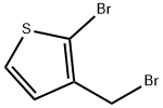 2-溴-3-溴甲基噻吩 结构式