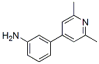 3-(2,6-dimethyl-4-pyridyl)aniline 结构式