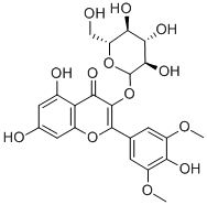 丁香亭-3-O-葡糖苷 结构式