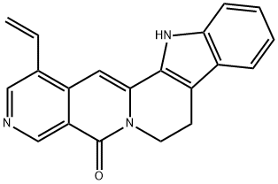 狭花马钱碱 结构式