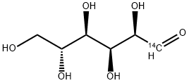 D(+)-葡萄糖-1-14C 结构式