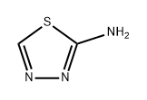 2-氨基-1,3,4-噻二唑 结构式