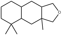 dodecahydro-3a,5,5-trimethylnaphtho[2,3-c]furan 结构式