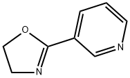 吡啶, 3-(4,5-二氢-2-噁唑基)- 结构式
