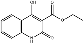 2,4-二羟基喹啉-3-甲酸乙酯 结构式