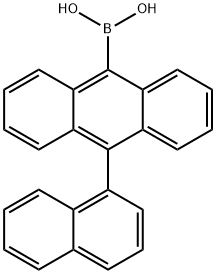 [10-(1-萘基)-9-蒽]硼酸 结构式