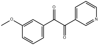 1-(3-METHOXYPHENYL)-2-(PYRIDIN-3-YL)ETHANE-1,2-DIONE 结构式