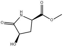 D-Proline, 4-hydroxy-5-oxo-, methyl ester, (4R)- (9CI) 结构式
