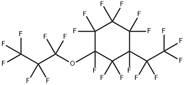 1,1,2,2,3,3,4,5,5,6-十氟-4-(七氟丙氧基)-6-(五氟乙基)环己烷 结构式