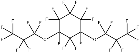 1,1,2,2,3,3,4,5,5,6-十氟-4,6-二(七氟丙氧基)环己烷 结构式