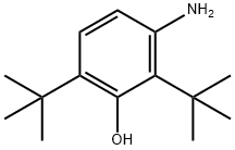 3-氨基-2,6-二(叔丁基)苯酚 结构式