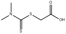 S-(N,N-二甲基硫代氨甲酰基)巯基乙酸 结构式