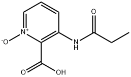 2-Pyridinecarboxylicacid,3-[(1-oxopropyl)amino]-,1-oxide(9CI) 结构式
