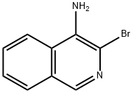 4-氨基-3-溴异喹啉 结构式