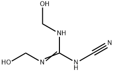 N-cyano-N',N''-bis(hydroxymethyl)guanidine  结构式