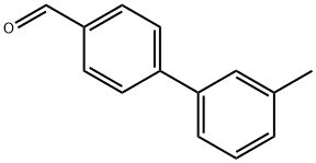 3'-甲基联苯基-4-甲醛 结构式