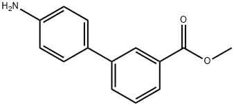 METHYL 4-AMINOBIPHENYL-3-CARBOXYLATE 结构式