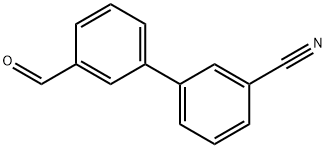 3'-甲酰基-[1,1'-联苯]-3-甲腈 结构式