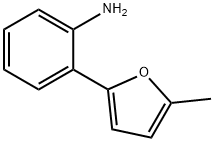 2-(5-甲基呋喃-2-基)苯胺 结构式
