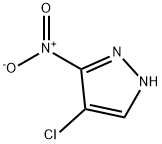 吡唑,4-氯-3-硝基- 结构式