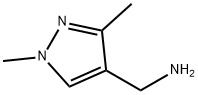 C-(1,3-二甲基-1H-吡唑-4-基)-甲胺 结构式