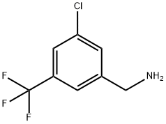 3-氯-5-(三氟甲基)苄胺 结构式