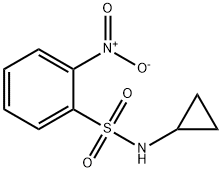 N-环丙基-2-硝基苯磺酰胺 结构式