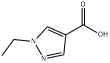 1-乙基-1H-吡唑-4-甲酸 结构式