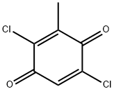 2,5-Dichloro-3-methyl-1,4-benzoquinone 结构式