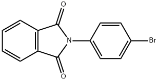 N-(4-溴苯基)邻苯二甲酰亚胺 结构式