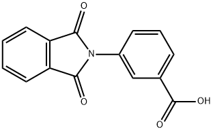 3-(1,3-二氧代-1,3-二氢异吲哚-2-基)-苯甲酸 结构式