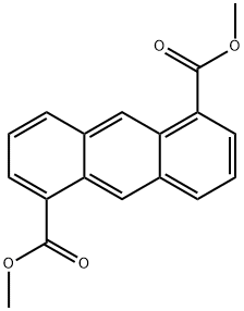 1,5-Anthracenedicarboxylic acid dimethyl ester 结构式