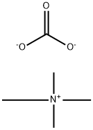 TETRAMETHYLAMMONIUM CARBONATE, 25 WT.  % SOLUTION IN WATER, 99.99% 结构式