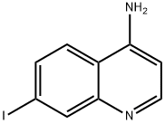 7-碘喹啉-4-胺 结构式