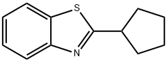 Benzothiazole, 2-cyclopentyl- (9CI) 结构式