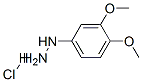3,4-二甲氧基苯肼盐酸盐 结构式