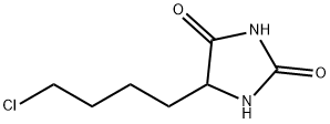 5-(4-氯丁基)乙内酰脲 结构式