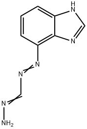 Diazenecarboxaldehyde, 1H-benzimidazol-4-yl-, hydrazone (9CI) 结构式