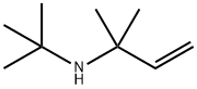 N-叔丁基-1,1-二甲基烯丙基胺 结构式