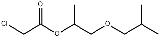 1-methyl-2-(2-methylpropoxy)ethyl chloroacetate 结构式