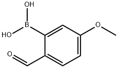 2-醛基-5-甲氧基苯硼酸 结构式