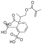 1-[2-(methacryloyloxy)-1-methylethyl] hydrogen sulphophthalate 结构式