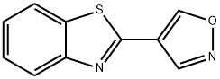 Benzothiazole, 2-(4-isoxazolyl)- (9CI) 结构式