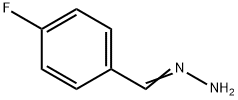 Benzaldehyde, 4-fluoro-, hydrazone (9CI) 结构式