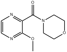 (3-甲氧基吡嗪-2-基)(N-吗啉基)甲酮 结构式